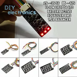 Equalizzatore attivo batteria Li-ion LiFePO 4 BMS 1.2A Balance 3S 4S 6S 7S 13S 14S - Foto 1 di 29