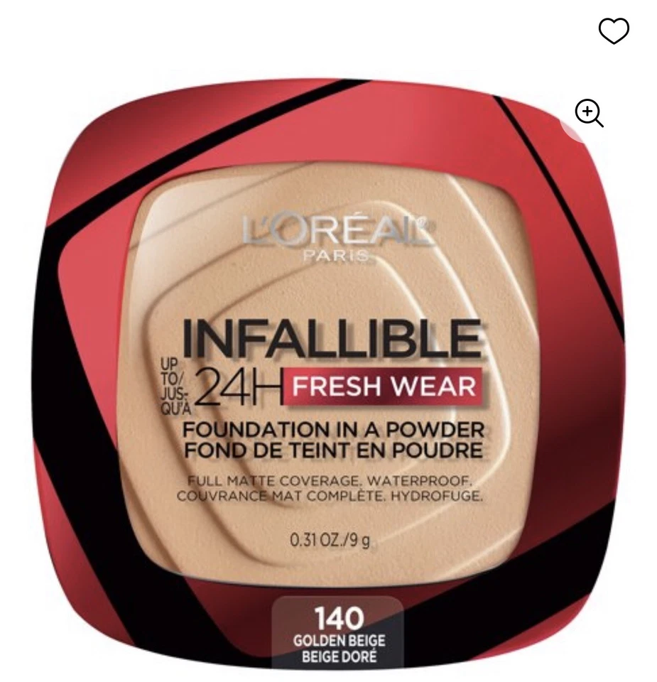 Loreal Infallible 24Hr Fresh Wear Foundation Seen on TIKTOK! 140 Golden Beige - Image 1 of 1