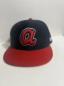 new era atlanta braves hat 7 1/4 Batting Practice - Picture 1 of 2