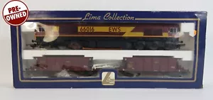 OO Gauge Lima L149967 EWS Set - Class 66 016 Loco + 2x Sealion Wagons - Picture 1 of 6