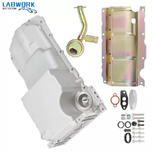 For LT Swap LT1 LT4 L83 L86 Retro-Fit Rear Sump Aluminum Oil Pan & Pick-up Tube - Picture 1 of 11