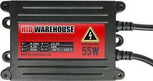 HID-Warehouse 55W AC Xenon HID Kit H1 H4 H7 H11 H13 9005 9006 9007 5K 6K 8K 10K - Picture 1 of 40