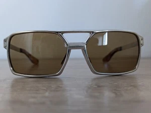 Vintage Brevete S.G.D.G. Pilot Sunglasses Made in France - Brown Glass Lenses - Picture 1 of 14