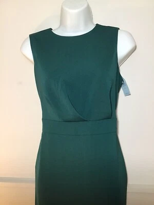 Vintage NWT Ann Taylor Emerald Green Shift Dress Originally 129 - Image 1 of 4