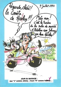 CPM Johnny Hallyday " Carte postale " - Imagen 1 de 2
