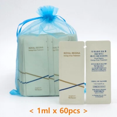 The history of Whoo Royal Regina Energy Drop Treatment 1ml x 60pcs K-Beauty
