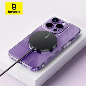 Baseus 15W Magnetic Wireless Charger For iPhone 15 Qi Wireless Charger Cable - Picture 1 of 18