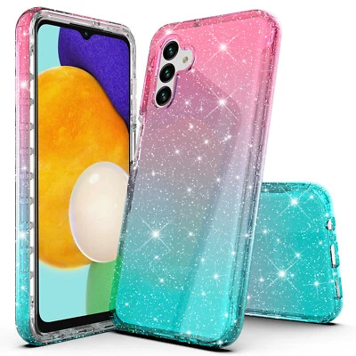 Funda transparente brillante degradada para Samsung Galaxy A05/A05S Foto 1 de 4