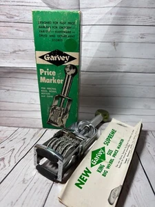 NEW IN BOX -VTG Garvey S-169-5 King Size 5 Band Price Marker Stamp Green Handle - Picture 1 of 4