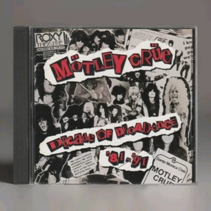 Motley Crue Audio CD Decade Of Decadence Specialty Pressing Mini Poster Rare - Foto 1 di 6