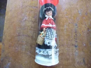 1 TRADITIONALLY WELSH DRESSED DOLL-BRONWEN- 22 CM HIGH-NEW -IN PLASTIC TUBE - Picture 1 of 4