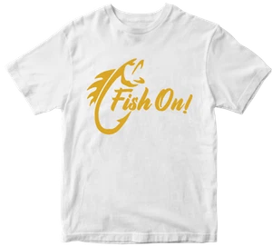 Fish On T-shirt  Fishing Carp Reel Bait Father Funny Novelty Gifts - Picture 1 of 14