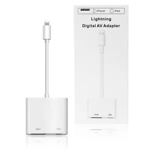 Sync Screen HDMI Connector for iPhone & iPad,Lightng to HDMI with Charging Port - Picture 1 of 8