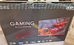 ACER 27" GAMING MONITOR 2560 X 1440 RESOLUTION WQHD XG270HU - Picture 1 of 3