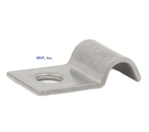 1-Line Tube Clamp, 1/4" Tube Size, 316 Stainless Steel 745NW - Picture 1 of 3