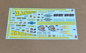 MPC 1/25 1972 CHEVROLET PICKUP RACER'S WEDGE HAULER DECAL SHEET - Picture 1 of 1