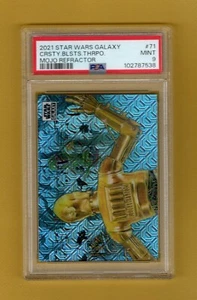 2021 STAR WARS GALAXY #71 CURIOSITY BLASTS THREEPIO MOJO /50 PSA 9 C3PO - Picture 1 of 2