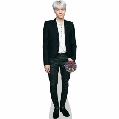 CELEBRITY CUTOUTS Suga (Silver Hair) Life Size Cutout