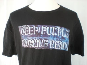 Deep Purple Machine Head Rock Band t-shirt Black XL Extra Large 100% Cotton - Picture 1 of 4
