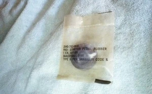 Rubber starter pedal button pad,ford chevorlet dodge jeep 1930s1940s1950s - Bild 1 von 3