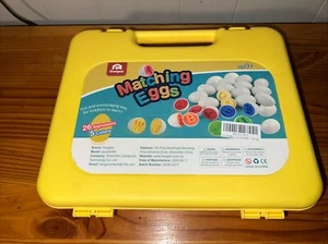 Coogam Letters Matching Eggs 26PCS ABC Alphabet Color Recoginition Puzzle049 - Picture 1 of 12