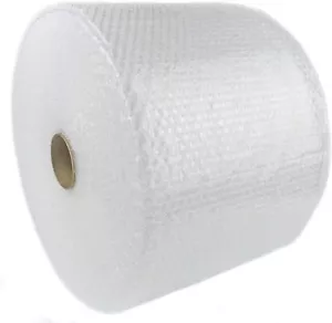 Bubble Wrap umweltfreundlich 50 % recycelte Rolle kleine Blase 100 m (300 mm & 600 mm) - Bild 1 von 3