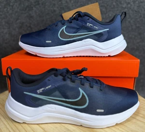 Nike Downshifter 12 Midnight Navy Running Shoes Men's 9/Womens 10.5 DD9293-400 - Imagen 1 de 12