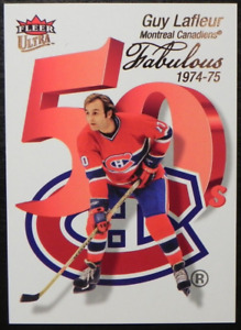 2021-22 21/22 Fleer Ultra Fabulous 50's FF-13 Guy Lafleur Montreal Canadiens