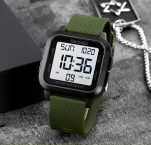 SKMEI Digital Watch Sports Mens 50M Waterproof Resistant Casual Military 1894 - Picture 1 of 30