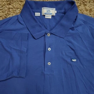 Camisa Polo Southern Tide Azul Hombre Talla L Calce Original Manga Corta - Imagen 1 de 8
