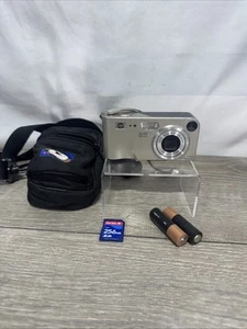 HP Photosmart Camera M407 4.1MP 3xOptical Zoom, SD,Case,Batteries Included Works - Picture 1 of 9