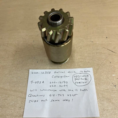 220-12358 Helical Drive Pony motor Caterpillar 220-12190 Right angle conversion - Image 1 of 4