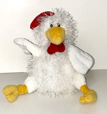 Ganz Webkinz White Chicken Plush Stuffed Animal Toy HM205 No Code - Image 1 of 4