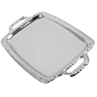  Buffet Trays Vassoio Da Portata Silver Decorativo Servizio D'argento - Immagine 1 di 4
