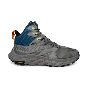 HOKA ANACAPA MID GTX SHARKSKIN BLUE CHARCOAL HIKING MEN'S BOOTS SIZE US 11.5 NEW - Picture 1 of 5