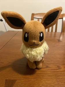 Pokemon Eevee Plush Stuffed Animal Toy 7" - Tomy Nintendo 2013 - Picture 1 of 6