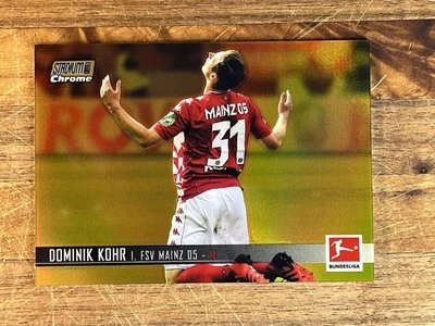 2021-22 Topps Stadium Club Chrome Bundesliga #73 Dominik Kohr Gold 43/50  - Image 1 of 2