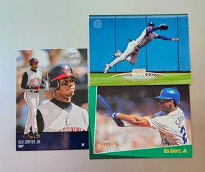 Ken Griffey Jr 3 Card Lot 1993 Select / 1999 St Club / 2003 Playoff Prestige - Picture 1 of 6