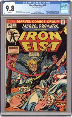 Marvel Premiere #15 CGC 9.8 1974 4387775008 1st app. and origin Iron Fist - Image 1 of 2