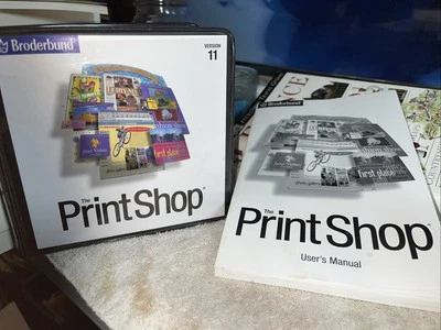 The Print Shop Version 11 CD set & User Manual Book Windows 95 98 2000 - Image 1 of 4