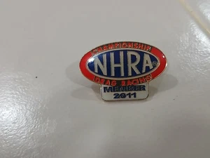 NHRA Original 2011 Championship Drag Racing Member Hat Lapel Pin - Picture 1 of 2