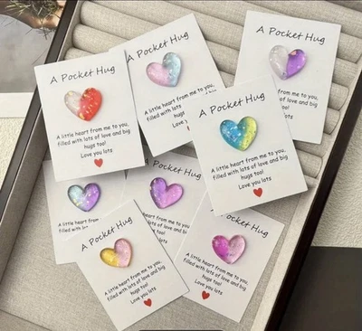 Pocket Hugs Heart Cards Inspirational Gift Cards for Family Friends & Loved Ones - Image 1 of 4