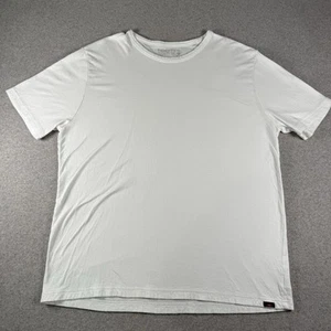 Faherty Cloud Cotton T Shirt Mens XL White Crewneck Classic Summer Beach Coastal - Picture 1 of 7