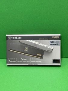 T-Create  Expert  Ddr5 96gb 6400mhz Combination Intel/AMD WHITE - Picture 1 of 4
