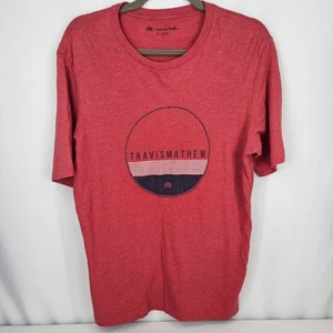 Travis Mathew Mens S Short Sleeve T-Shirt Crew Neck Bliss Index 100% Pima Cotton - Picture 1 of 4
