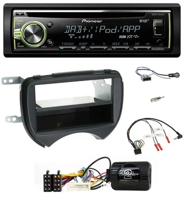 Pioneer DAB USB MP3 Lenkrad CD Autoradio für Nissan Micra 10-13 schwarz - Bild 1 von 4