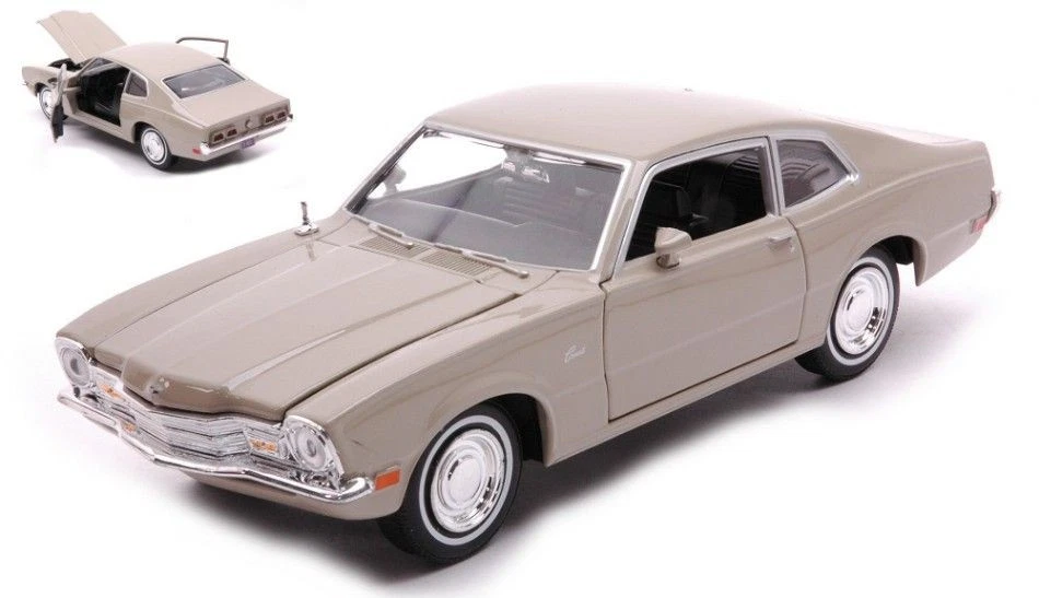 MOTORMAX MTM79041BE MERCURY COMET FORGETTEN CLASSICS SERIES 1971 BEIGE 1:24 Mode - Immagine 1 di 1
