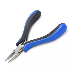 Pinza per Catena-Naso e Impugnatura Ergonomica,Forniture per Fare Gioielli (Manico Blu + Nero - Foto 1 di 3