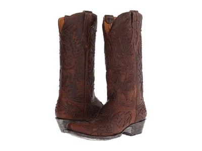 全新带盒 Old Gringo 女式 Virginia 黄铜靴 7.5 码零售 600 美元 — 第 1/4 张图片