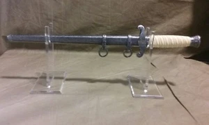 5" Antik 1. Weltkrieg 2. Weltkrieg Bundeswehr SA Bajonett Dolch Messer Ausstellungsständer - Bild 1 von 3
